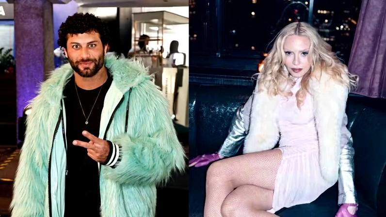 Jesus Luz relembra romance com Madonna — Foto: Van Campos/AgNews | Reprodução/Instagram