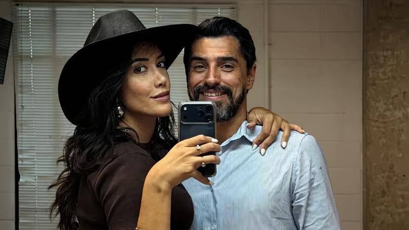 Priscilla Monroy e Alberto Cowboy — Foto: Reprodução/Instagram