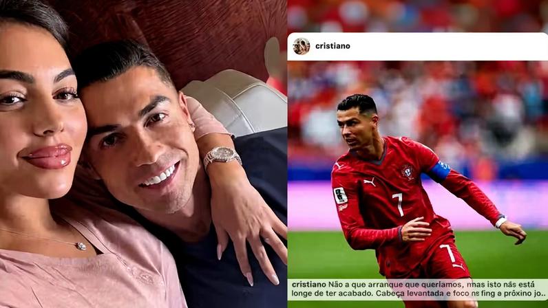 Georgina Rodríguez apoia Cristiano Ronaldo após empate de Portugal na Copa