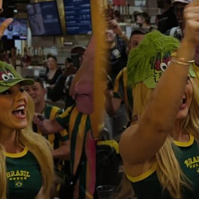 Virginia Fonseca chega à Filadélfia para jogo do Brasil e é aclamada