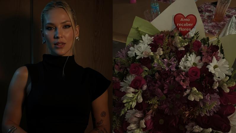 Virginia Fonseca recebe flores — Foto: Reprodução/Instagram