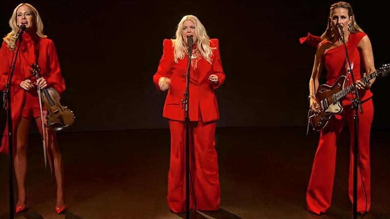 The Chicks perform on 'Jimmy Kimmel Live'