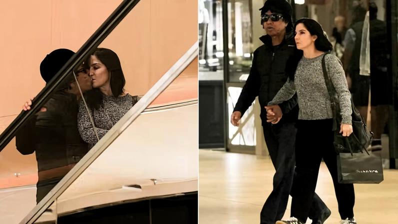 Djavan e a esposa, Rafaela Brunini — Foto: Edson Douglas/AgNews