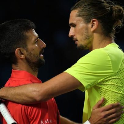 Djokovic envia mensagem emotiva parabenizando Zverev