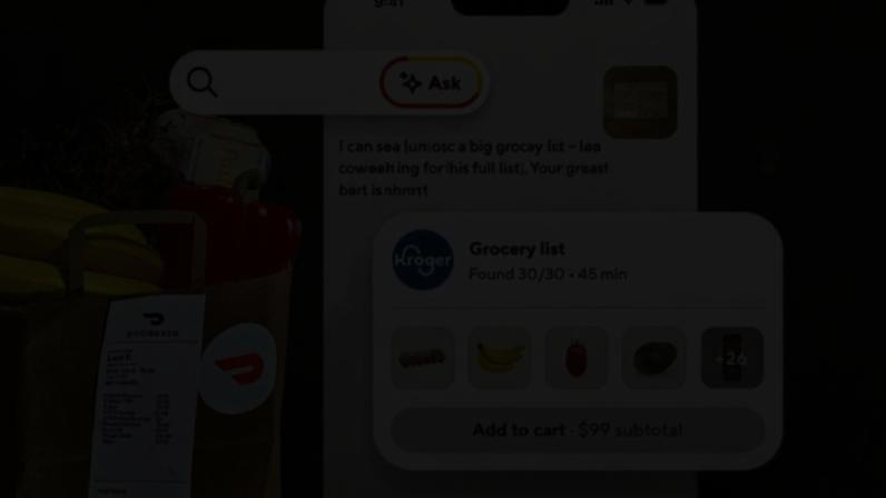 DoorDash lança AI que adiciona ingredientes ao carrinho a partir de link ou foto