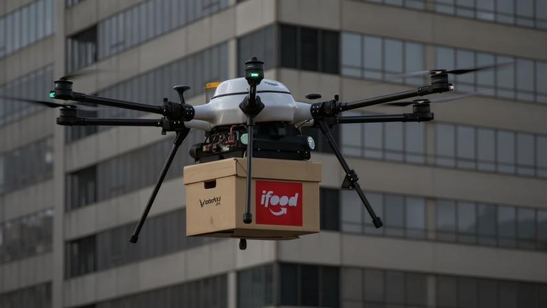 iFood inicia entregas com drones em São Paulo