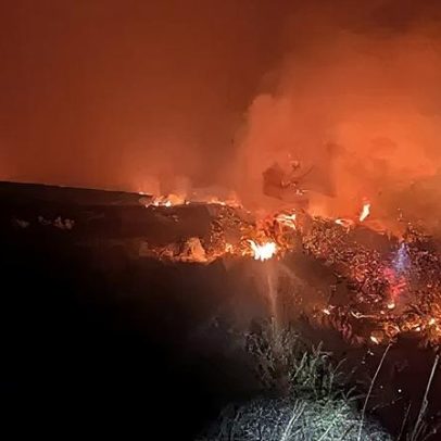 Risco de incêndios florestais muito alto com calor persistente