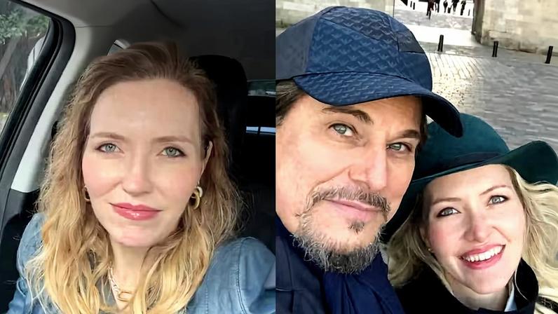 Karin Roepke e Edson Celulari estão junos há 15 anos — Foto: Reprodução/Instagram