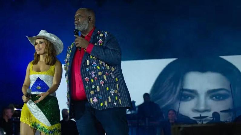 Thaynara OG emociona-se com homenagem de Péricles a Preta Gil no São João