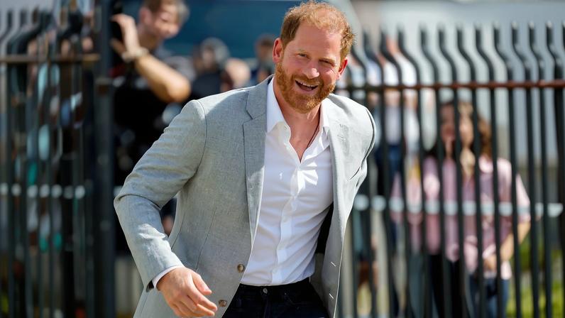 Prince Harry made a surprise appearance at the NBA Finals in San Antonio on Saturday. He’s seen here in the UK in 2025.