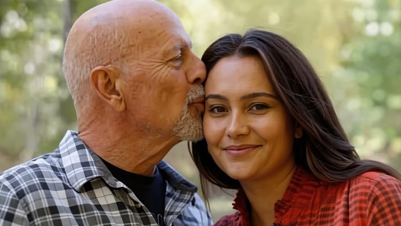 Bruce Willis e Emma Heiming — Foto: Reprodução | Instagram