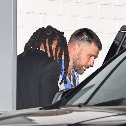 Travis Kelce faz noite com amigos em LA; visitas chegam a RI antes do casamento