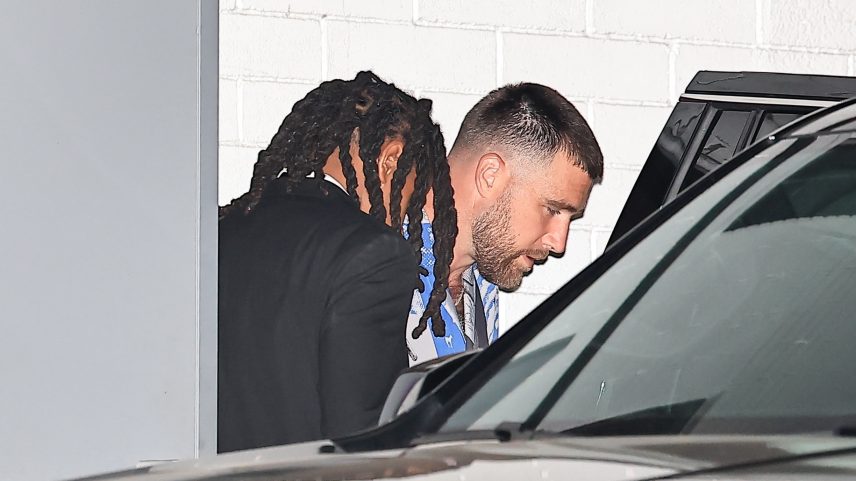 Travis Kelce faz noite com amigos em LA; visitas chegam a RI antes do casamento
