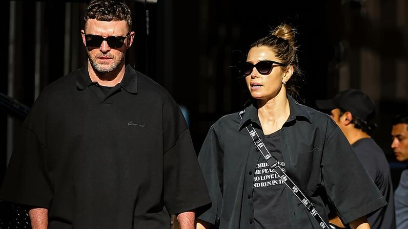 Justin Timberlake and Jessica Biel put on a united front during their first joint outing in almost two years.