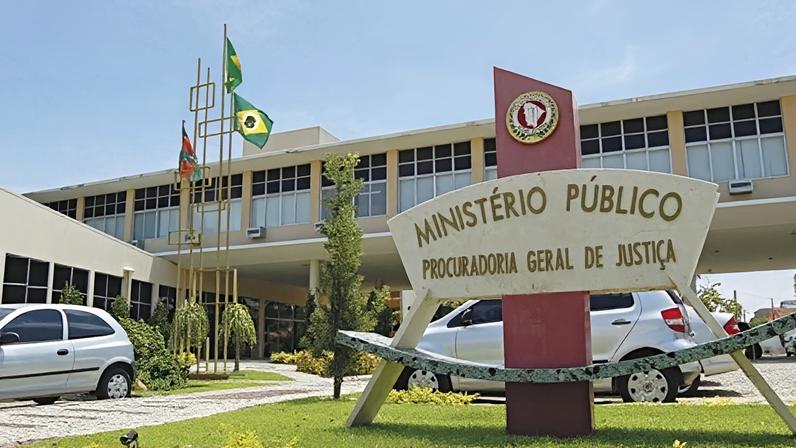 Fachada do prédio do MP-CE (Ministério Público do Ceará)