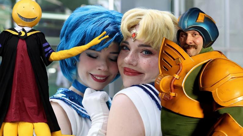 Four cosplayers at Fantasy Basel.