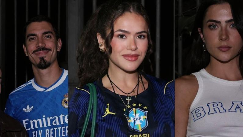 Brazilcore começou: às vésperas da Copa do Mundo 2026, Jade Picon e Maisa Silva entram na tendência para jogo; Gi Lancellotti e Gabriel David combinam look com blusa do Real Madrid; fotos!