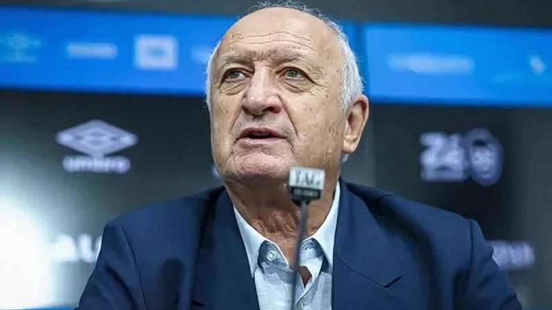 Luiz Felipe Scolari é o atual coordenador técnico do Grêmio