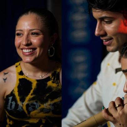 Mari Fernandez e Léo Foguete premiam compositora e intérprete em Campina Grande