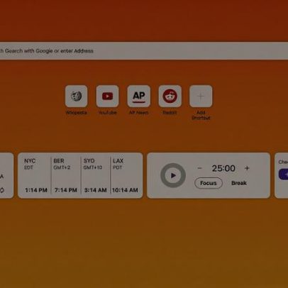 Widgets da nova página inicial do Firefox ajudam a manter o foco