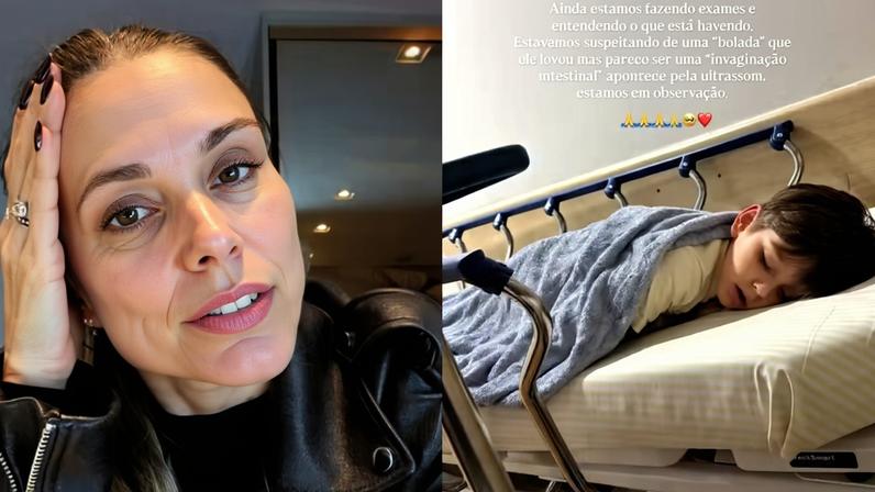 Flávia Viana relata desespero do filho no hospital após bolada no futebol