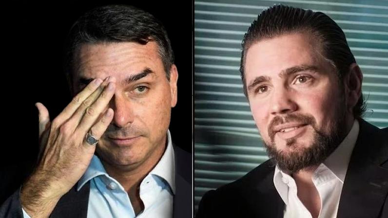 Flávio Bolsonaro e Daniel Vorcaro