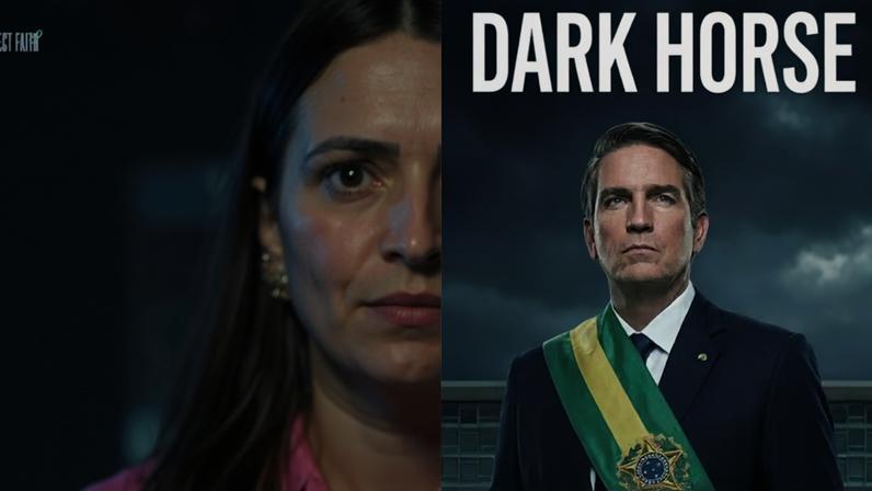 Karina Ferreira da Gama, dona da empresa Go UP Entertainment, responsável pelo filme ‘Dark Horse’ - sobre a vida do ex-presidente Jair Bolsonaro (PL). — Foto: Reprodução/Redes Sociais