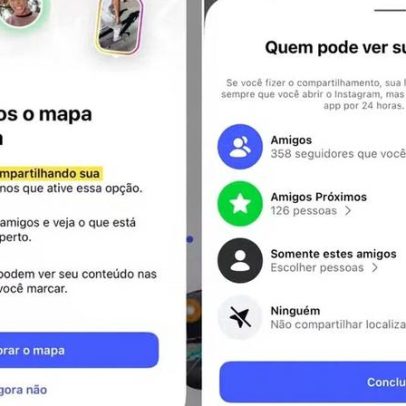 Instagram exibe localização exata de usuários no Brasil, gerando preocupação