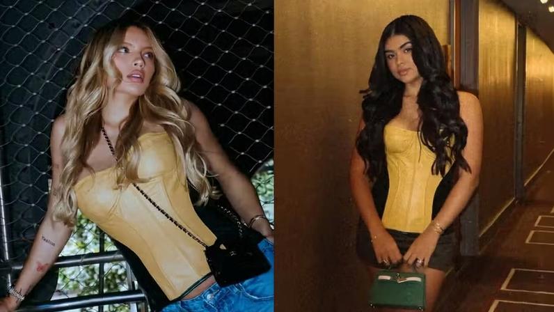 Esposas de Endrick e Rayan vestem o mesmo look na estreia do Brasil na Copa