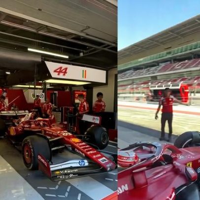 Rafael Câmara testa Ferrari 2025 em Barcelona; vídeo