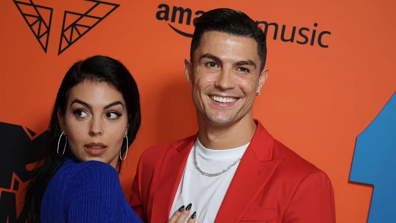 Georgina Rodriguez e Cristiano Ronaldo — Foto: Getty Images