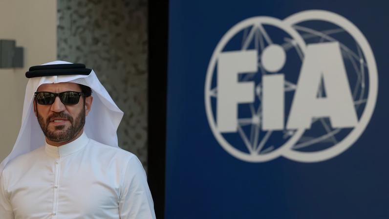 Mohammed ben Sulayem, presidente da FIA — Foto: Qian Jun/MB Media/Getty Images