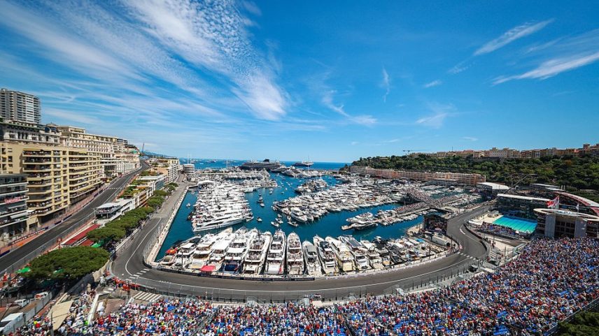 Vista do GP de Mônaco da F1 em 2025 — Foto: Jayce Illman/Getty Images
