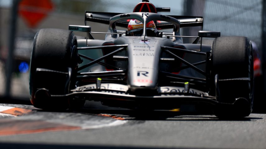 Gabriel Bortoleto no treino livre para o GP de Miami de F1 — Foto: Andy Hone/LAT Images