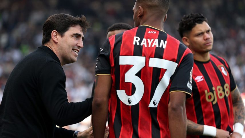 Andoni Iraola, técnico de Rayan, tem acordo verbal para substituir Arne Slot no Liverpool — Foto: Getty Images