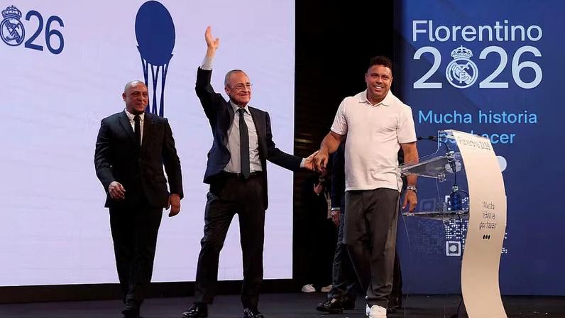 Roberto Carlos apoia Florentino Pérez nas eleições do Real Madrid