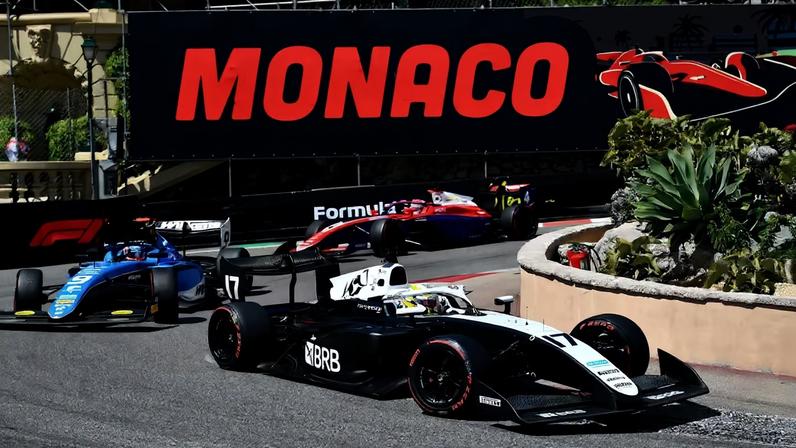 Pedro Clerot acaba em 4º lugar na corrida sprint da Fórmula 3 em Mônaco — Foto: James Sutton - Formula 1/Formula 1 via Getty Images