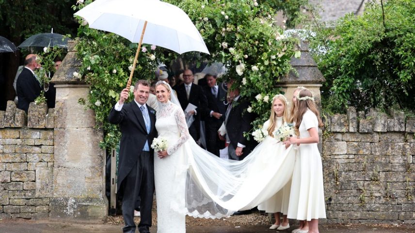 Casamento de Peter Phillips e Harriet Sperling — Foto: Getty Images