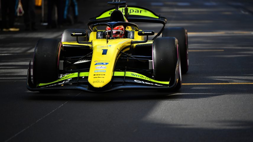 Rafael Câmara começou bem, mas abandonou corrida em Mônaco — Foto: James Sutton - Formula 1/Formula 1 via Getty Images