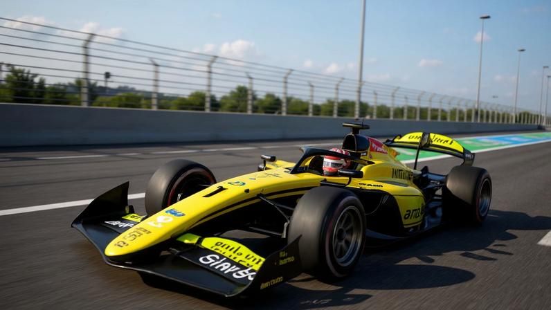 Rafael Câmara chegou em sexto lugar na corrida sprint da F2 2026, em Barcelona — Foto: James Sutton - Formula 1/Formula 1 via Getty Images