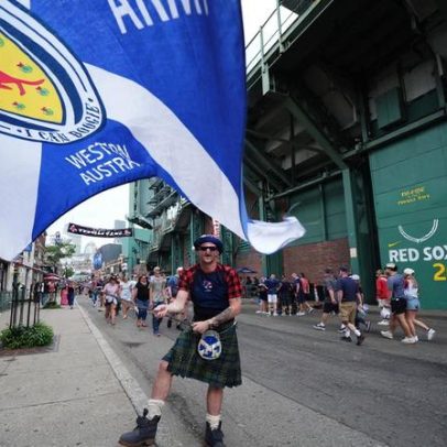 Torcida apelidada de exército toma Boston na Copa