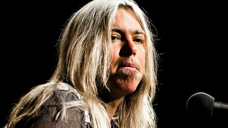 Musician/Singer/Songwriter Gregg Allman during rehearsal for The Midnight Special television show in Burbank, CA 1977.