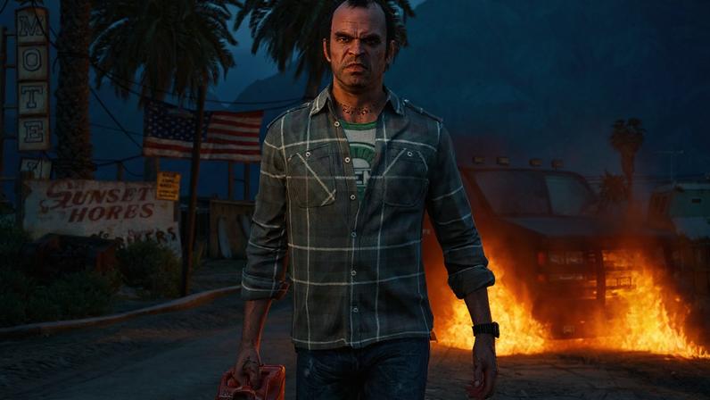 A man on his way to the free upgrade store.