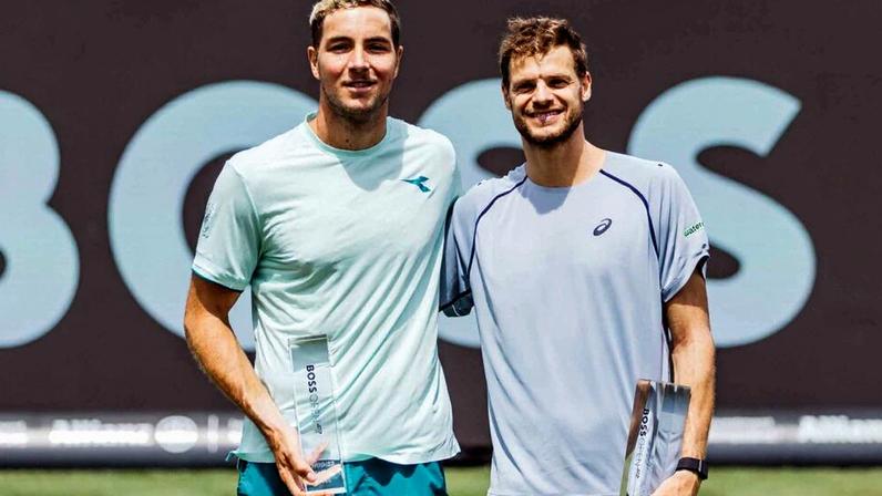 Jan-Lennard Struff e Yannick Hanfmann (Foto: BOSS Open)