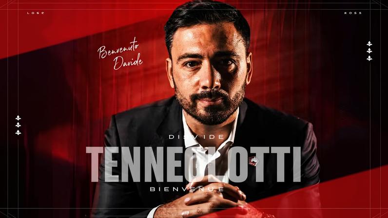 Davide Ancelotti é o novo técnico do Lille — Foto: Divulgação / @losclive