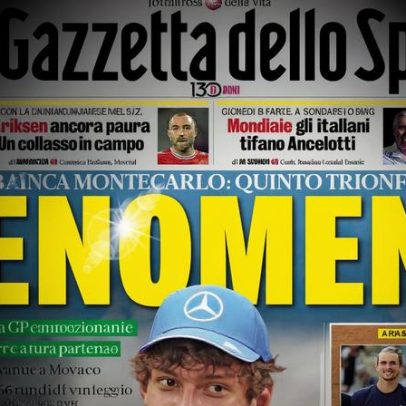 Jornais italianos exaltam domínio de Antonelli em Mônaco