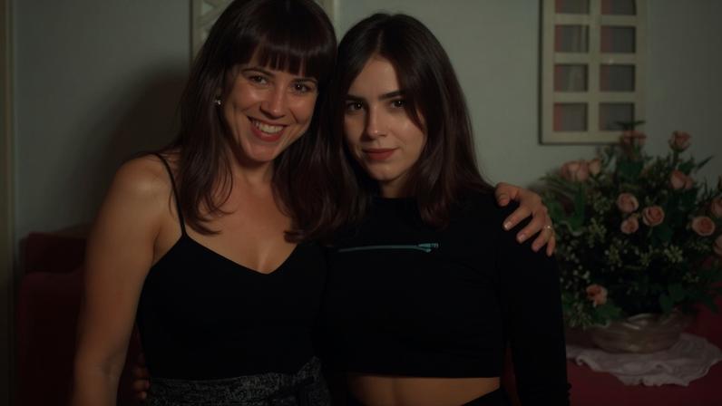 Wanessa Camargo e Zilu Godoi em foto antiga