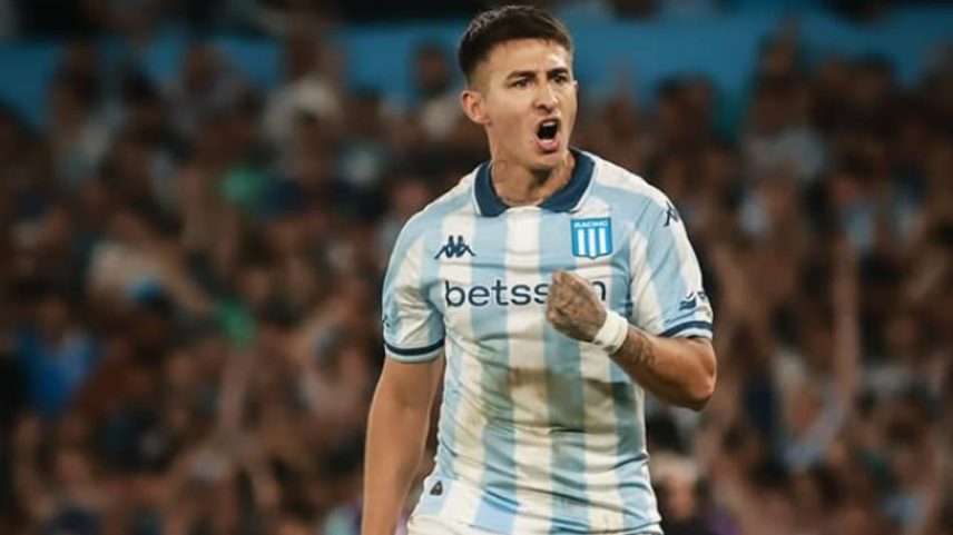 Gabriel Rojas pelo Racing (Foto: Reprodução)