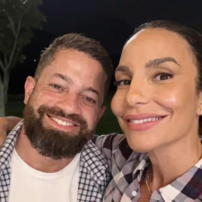 Ivete Sangalo e ex-marido Daniel Cady curtem a mesma festa junina