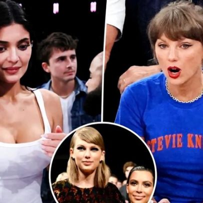 Taylor Swift e Kylie Jenner em encontro no Knicks após rixa com Kim Kardashian